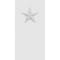 Ekena Millwork Standard Foster Star Plinth Block With Square Edge, 2"W x 4"H x 1/2"P PBP020X040X050FOS06 - alternate 2